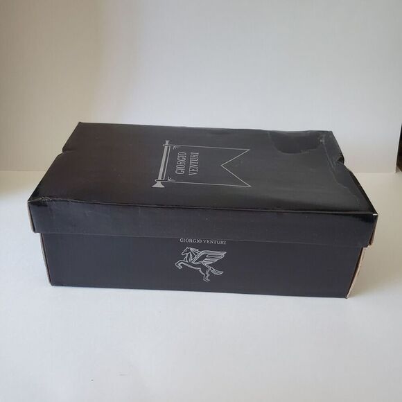 GIORGIO VENTURI‎ Black Men's Leather Cap Toe Oxford Shoes SZ 9 M Dress Payless - Picture 12 of 16